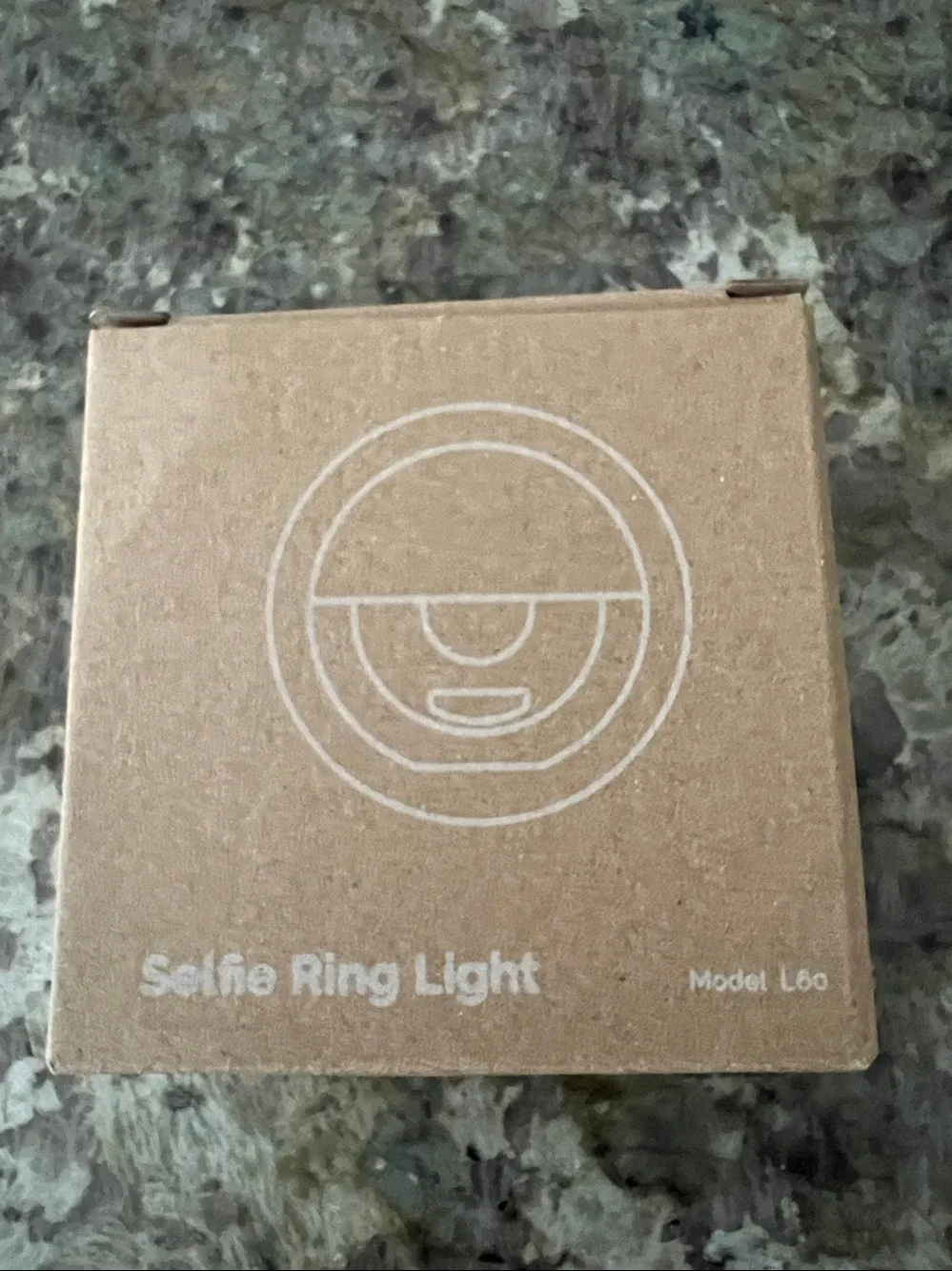 White Selfie Ring Light with USB Cable